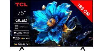 TCL 75T69C - Téléviseur QLED 4K de 189 cm