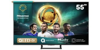 Hisense 55A7Q - Téléviseur QLED 4K de 139 cm