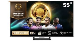 Hisense 55U7Q Pro - Téléviseur QLED 4K de 139 cm